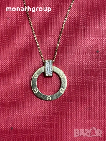 Златно колие, снимка 2 - Колиета, медальони, синджири - 53852384