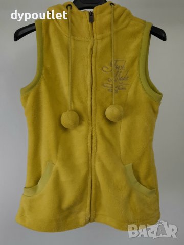 Fresh Made - дамски поларен елек с качулка, размери -  S, M и XL., снимка 2 - Елеци - 39501144