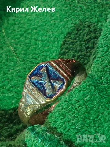 СТАРИНЕН САЧАНЕН ПРЪСТЕН с БУКВА МОНОГРАМ - Х Ръчна ИЗРАБОТКА САЧАН За КОЛЕКЦИЯ 30000, снимка 16 - Антикварни и старинни предмети - 47163581