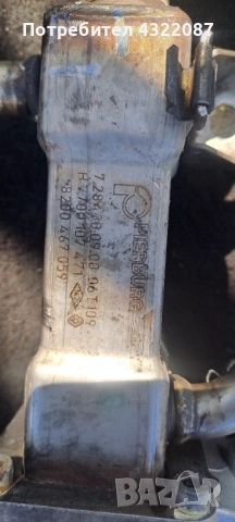 EGR / ЕГР Охладител Рено Гранд Сценик / Renault Grand Scenic II 1.9 dci 130к.с., снимка 2 - Части - 51668215