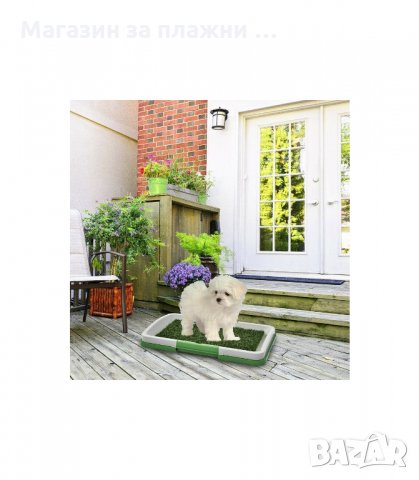Кучешка тоалетна, тоалетна за голямо куче, малко куче с изкуствена трева - код 2206, снимка 2 - За кучета - 34204696