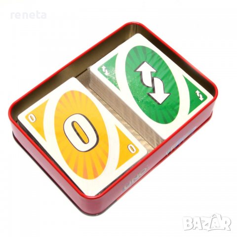 Карти Uno,  Уно, За игра, Метална кутия, снимка 3 - Игри и пъзели - 40073800