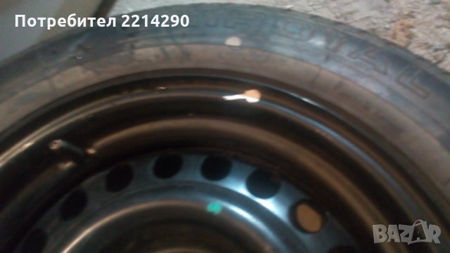 2 резервни Джанти + гуми Пирели Унироял за Мерцедес 195/65R15 и 205/65R15, снимка 4 - Гуми и джанти - 34381213