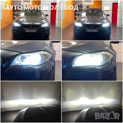 60W LED Мини Диодни крушки H7, 12V, 5000К, Canbus+300% Светлина., снимка 4 - Аксесоари и консумативи - 52368811