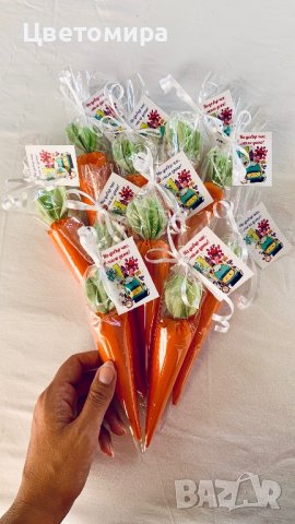 Подаръци за ученици / Морковчета от плат, снимка 5 - Други - 41954239