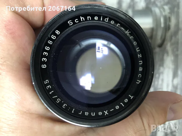 Ретро фото лот Exakta Varex IIa с 3 обектива Carl Zeiss Jena и 1 Schneider, снимка 5 - Фотоапарати - 55972136