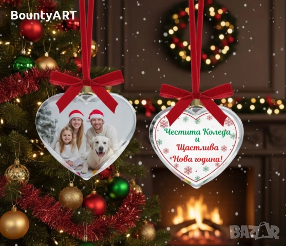 Коледна топака със снимка, снимка 5 - Коледни подаръци - 52345862