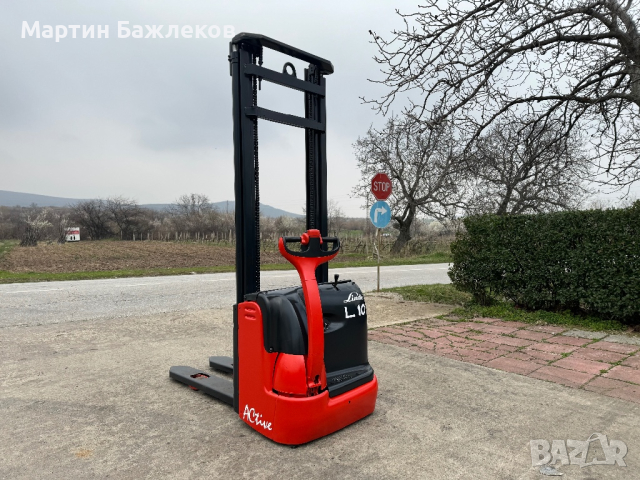 Стакер Linde L10, снимка 3 - Подемници - 44725438