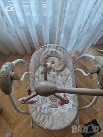 Бебешка люлка 2в1 Kikkaboo Mia Beige , снимка 4 - Детски люлки - 55750808