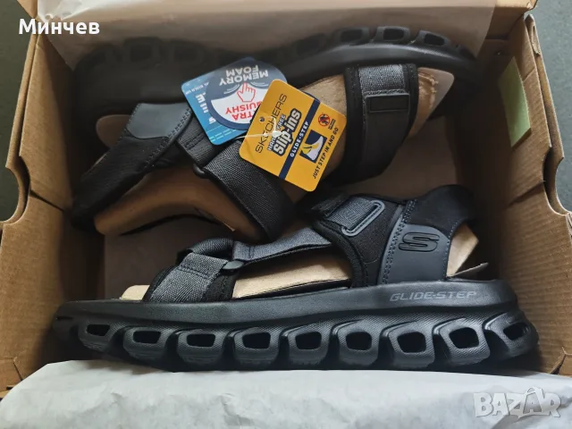 Сандали Skechers Glide Step черни 41.5 мъжки / дамски
