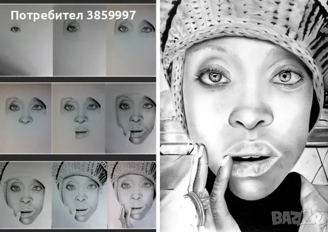 Портрет по поръчка, снимка 3 - Други услуги - 49033652