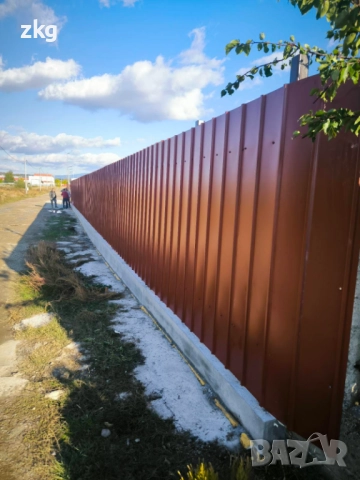 Огради от пластифицирана ламарина в София с профил TR20x270-1080, снимка 15 - Строителни материали - 43807395