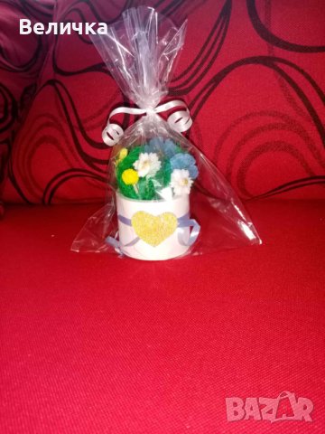 Цветница.Малки подаръчета., снимка 3 - Изкуствени цветя - 39967567