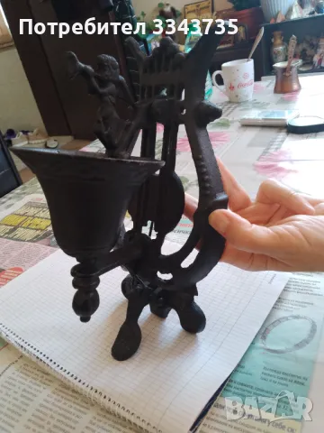Чугунена метална камбана за врата., снимка 10 - Антикварни и старинни предмети - 50242702
