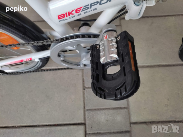 Продавам колела внос от Германия тройно сгъваем велосипед CITY FOLDO SPORT 20 цола, снимка 3 - Велосипеди - 36512954