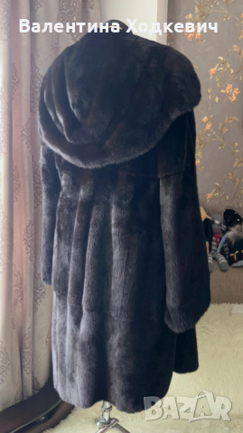 Голяма отстъпкаПалто от норка Black Nafa Italy, снимка 4 - Палта, манта - 44596216