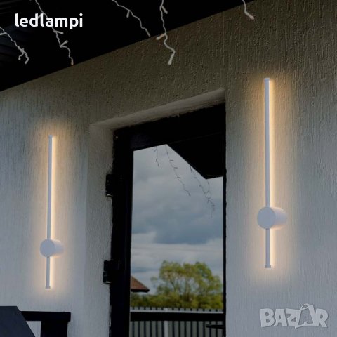 LED Аплик 12W Бял IP65, снимка 6 - Лампи за стена - 40195628