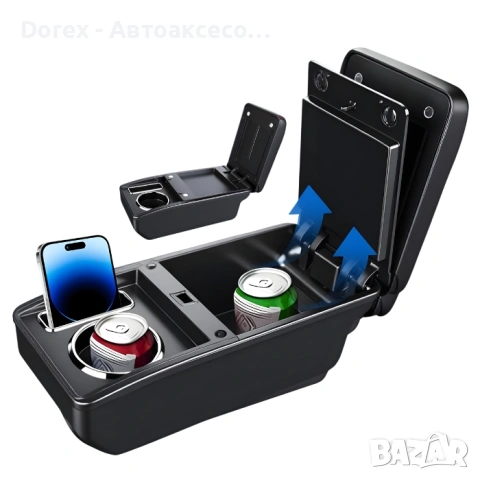 Универсален автомобилен подлакътник, снимка 2 - Аксесоари и консумативи - 53858955