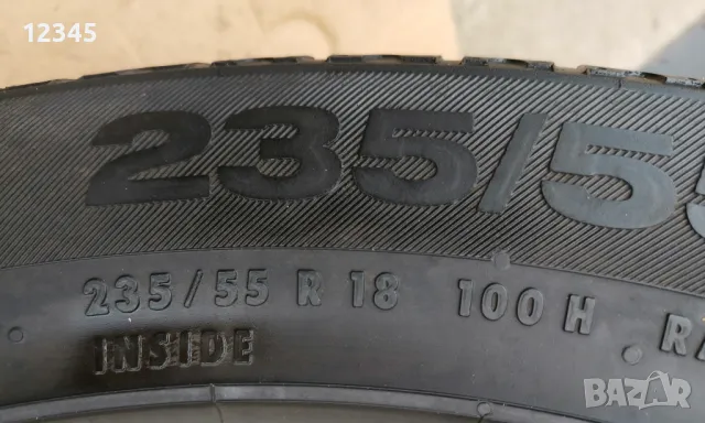 235/55R18 continental-№842, снимка 7 - Гуми и джанти - 48648279
