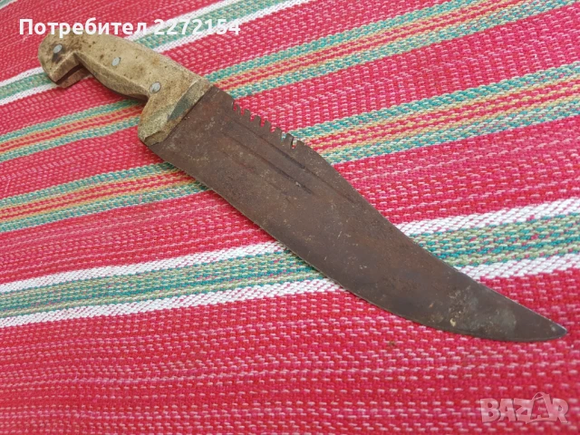 Масивен ловен нож с трион