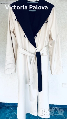 Луксозен двулицев дълъг тренч Kiss – нов, елегантен модел,Германия