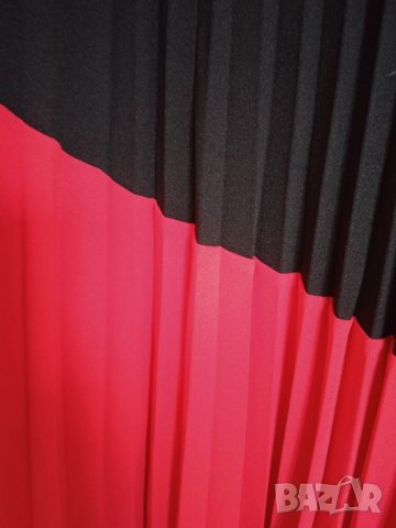 рокля плисе/солей, снимка 3 - Рокли - 41268416