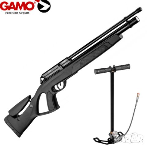 Въздушна пушка Gamo Coyote Black PCP 5.5мм + помпа