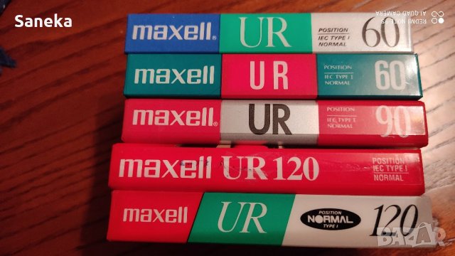 MAXELL UR 60,90,120, снимка 1 - Аудио касети - 35871841