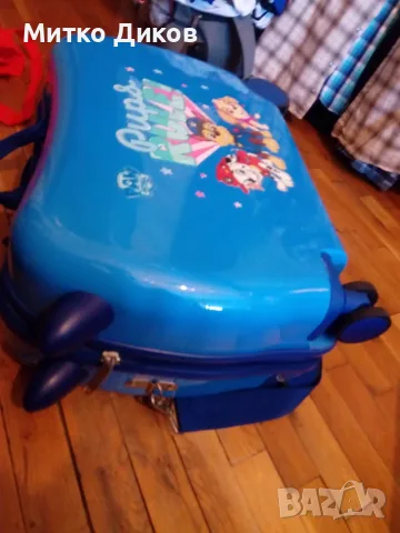 Детски куфар марков на Paw Patrol Pup and Rule 46х37х20см като нов, снимка 6 - Други - 55803956