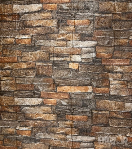 Декоративен 3D тухлен тапет за стени от PE пяна 77х70 см., снимка 7 - Други стоки за дома - 52042124