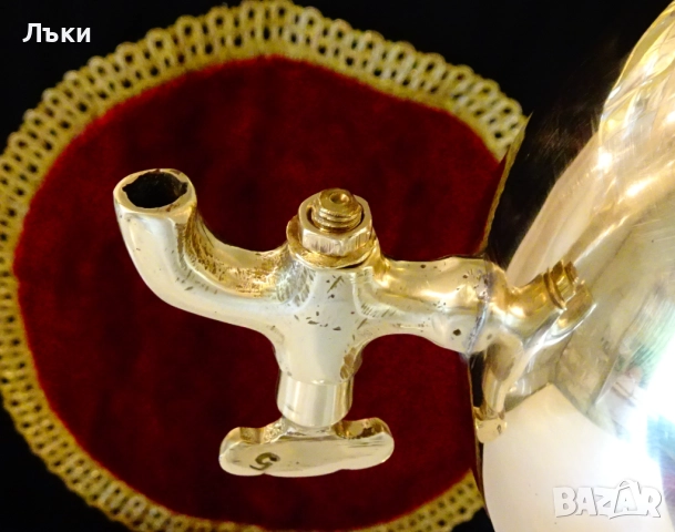 Бронзов диспенсър за вино,ракия,чай,кафе,вода,самовар. , снимка 7 - Антикварни и старинни предмети - 52121468