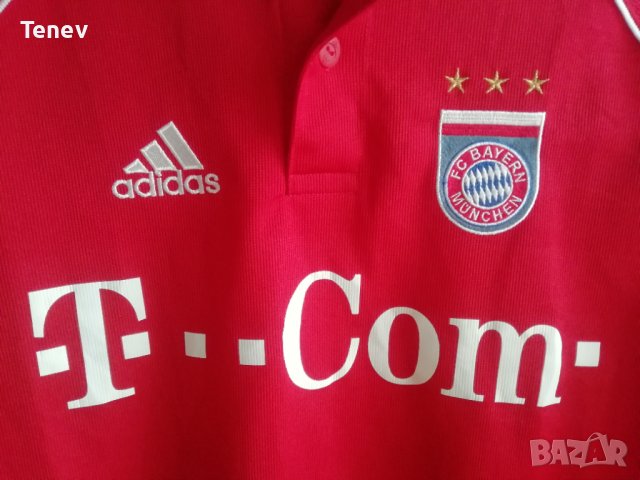 Bayern Munich Sagnol Adidas оригинална футболна тениска фланелка Байерн Мюнхен , снимка 3 - Тениски - 41515259