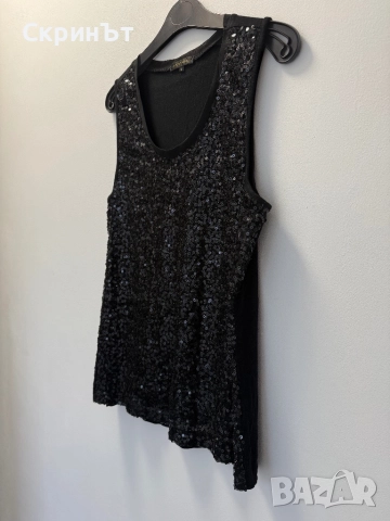 Топ с пайети/ L/L+, Отлично състояние! , снимка 3 - Потници - 44619773