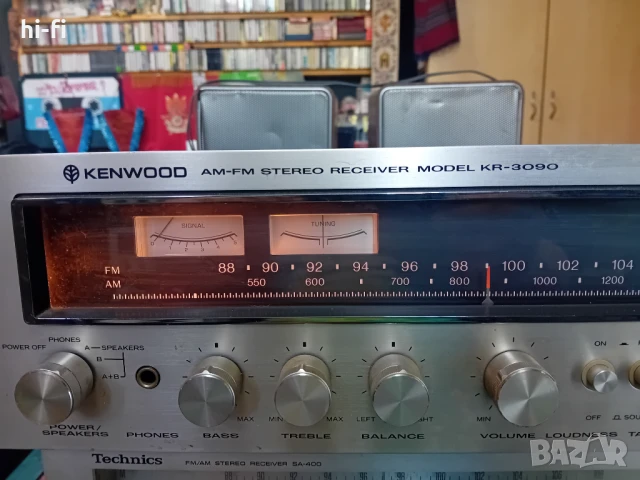 Ресийвър kenwood kr 3090, снимка 2 - Ресийвъри, усилватели, смесителни пултове - 51315314