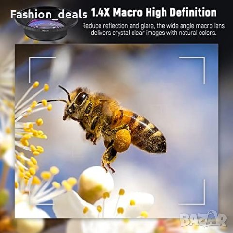 Нов 2 в 1 широкоъгълен и макро обектив 18 mm фокусно разстояние Canon, снимка 4 - Обективи и филтри - 41466854