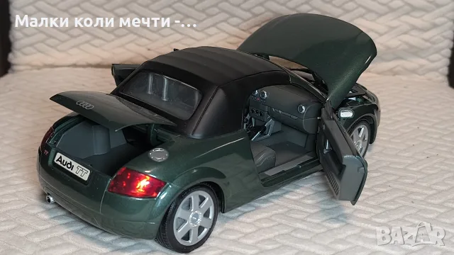 Метални колички Audi TT , мащаб 1:18, снимка 4 - Колекции - 55845901