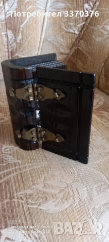 Дървена кутийка за бижута-цвят махагон, снимка 8 - Подаръци за жени - 53519573