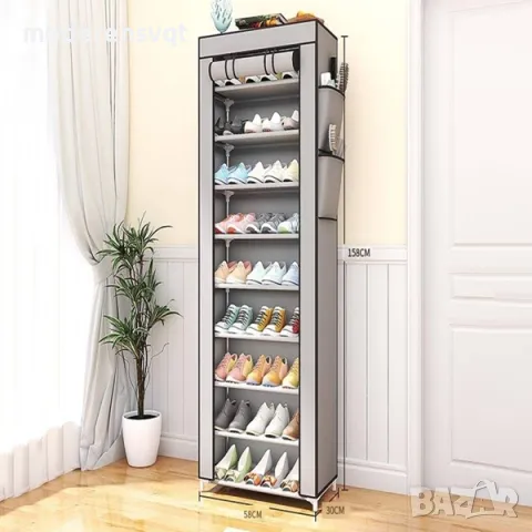 Многофункционален текстилен органайзер за обувки, снимка 3 - Органайзери - 49498609