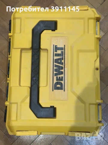 DeWalt акумулаторен комплект от 4 части, перфоратор, ударен гайковерт, ъглошлайф и винтоверт, снимка 2 - Куфари с инструменти - 55863417