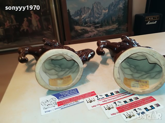кончета коне 2бр керамика с етикети 1806231836MHL4, снимка 15 - Антикварни и старинни предмети - 41246514