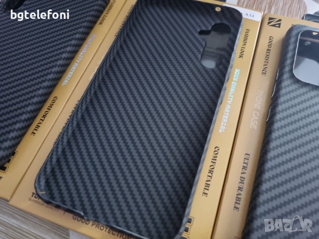 Samsung S23,S23 Ultra,A34,A54,A53 твърд тънък гръб с карбонов ефект , снимка 9 - Калъфи, кейсове - 41455180
