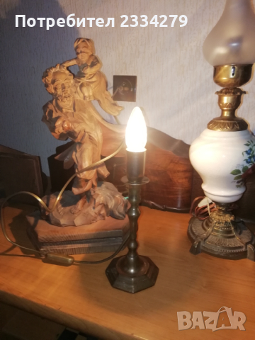 Стари настолни нощни лампи, тип,, газени лампи" изработени в различни ателиета и държави ., снимка 9 - Настолни лампи - 37461445