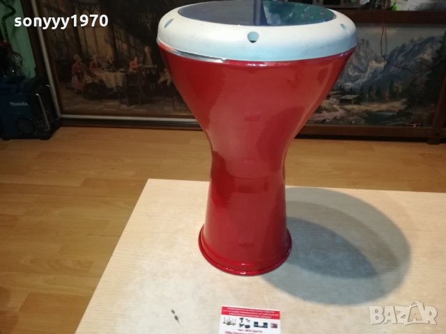 червена голяма тарамбука 41х26см 2302221211, снимка 4 - Ударни инструменти - 35888372