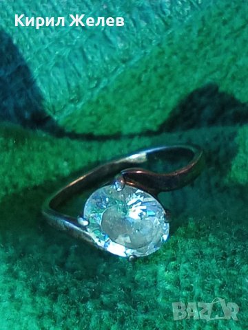 СКЪПОЦЕНЕН СРЕБЪРЕН МОДЕН ПРЪСТЕН СРЕБРО 925 с ЮВЕЛИРНО ФАСЕТИРАН БЛЕСТЯЩ КРИСТАЛ 34375, снимка 16 - Пръстени - 39666623