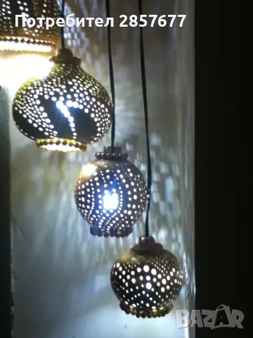 Декоративна лампа, снимка 6 - Декорация за дома - 47260651