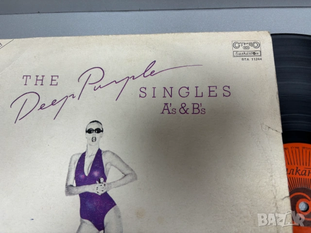 Грамофонна Плоча Deep Purple ‎– The Deep Purple Singles A's & B's, снимка 2 - Грамофонни плочи - 53280747
