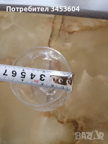 Кристални чаши, снимка 3 - Антикварни и старинни предмети - 38853216