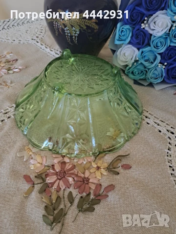 Стъклени фруктиери, снимка 8 - Сервизи - 50796027