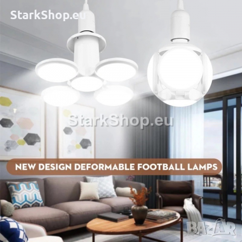 Сгъваема LED крушка във формата на топка, снимка 3 - Крушки - 36272195