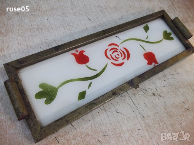 Поднос стар за кафе , чай , сладко и други, снимка 3 - Други ценни предмети - 42317600